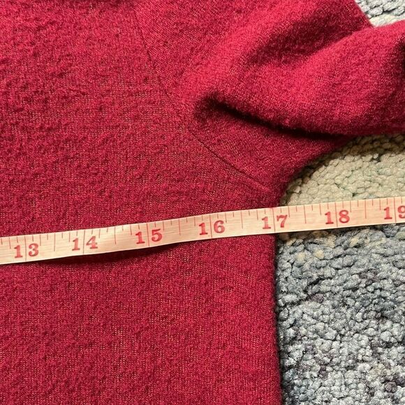 Soft Surroundings Cowl Neck Tunic SZ XS Gray Red Top Fall Capsule Wardrobe - Picture 9 of 9